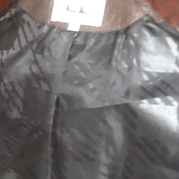 7 For All Mankind Brown/Khaki Fly-in-style Bomber - Picture 8 of 8